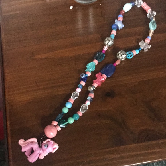 “My Little Pony” Party Time Necklace OOAK - Picture 3 of 9